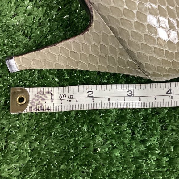 Stuart Weitzman Snake Skin Heels Vintage 8 - Picture 12 of 15